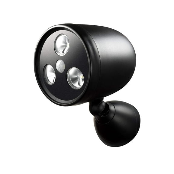 ORA LED Wireless Motion Sensor Battery Powered Spotlight, Black