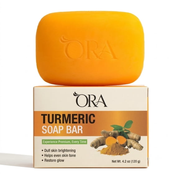 ORA Pure Naturals Turmeric-Gold Soap Bar 4.2 oz - 1