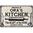thumbnail image 1 of ORA'S Kitchen Farmhouse Sign Gift 8x12 Metal 208120033497, 1 of 1