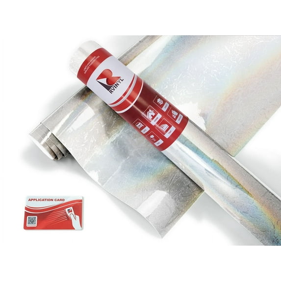 ORACAL Craft Film Vinyl 383 Adhesive Wrap Sheet Roll Chrome 001 - 12" x 10ft