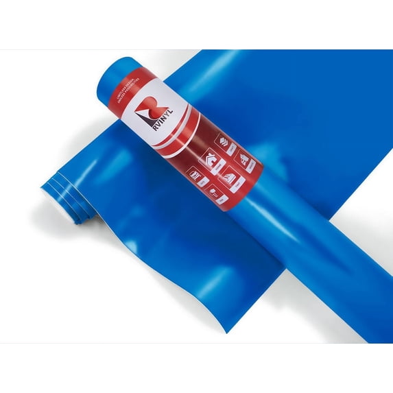 ORACAL Craft Film Vinyl 8800 Adhesive Sheet Roll Azure Blue 052 - 12" x 5ft