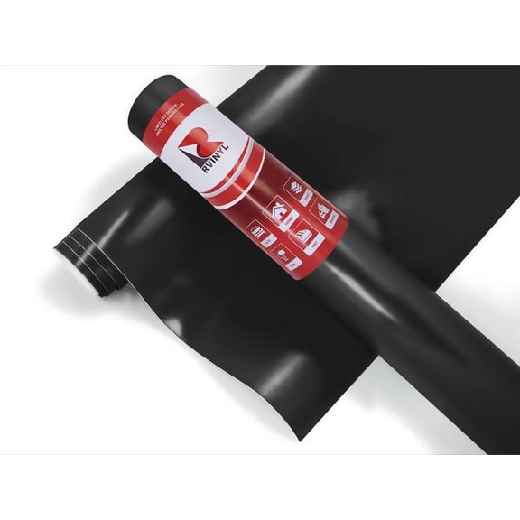 ORACAL Craft Film Vinyl 8800 Adhesive Wrap Sheet Roll Black 070 - 12" x 5ft