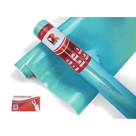 ORACAL Cast Wrap Vinyl Film 970RA Shift Effect Gloss Green Blue 988 Bubble Free 5ft x 5ft