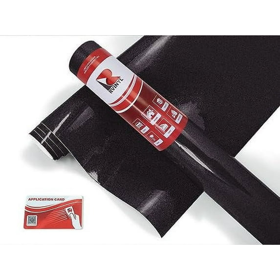 ORACAL Premium Cast Vinyl Film Sheet 951 Series Black Metallic 704 Gloss Finish 2ft x 6ft