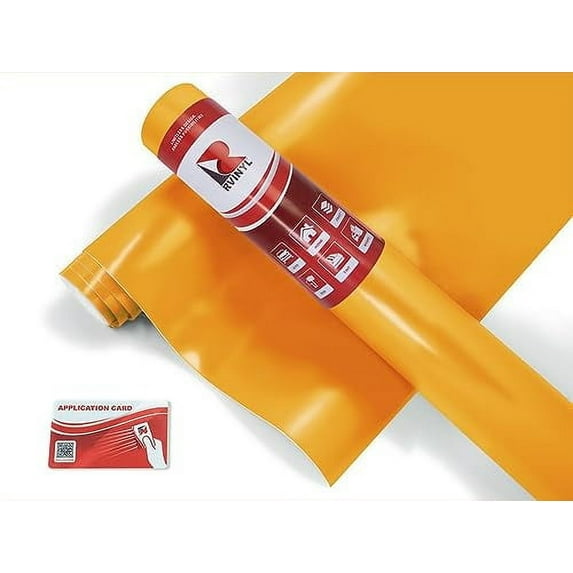 ORACAL Translucent Calendered Vinyl Film Sheet 8500 Series Ochre Yellow 207 - 2ft x 7ft