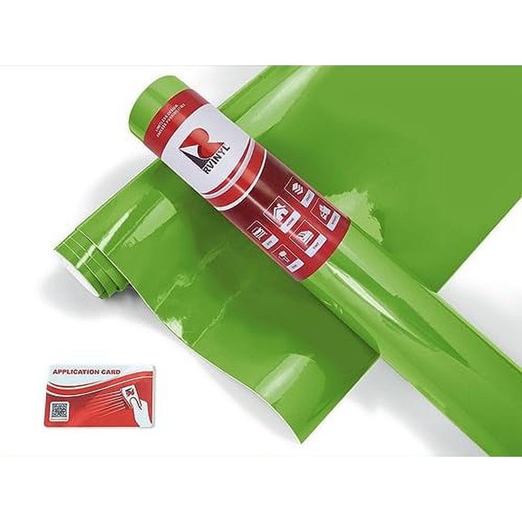 ORACAL Transparent Calendered Vinyl Film Sheet 8300 Series Lime Tree Green 063 2ft x 8ft