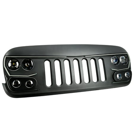 ORACLE Lighting 2007-2018 Fits Jeep Wrangler JK VECTOR Series Full LED Grill 5817-PRO