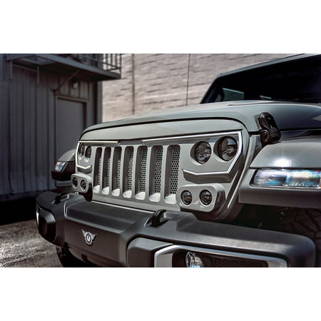 ORACLE Lighting 2018-2022 Fits Jeep Wrangler JL 2020-2022 Gladiator JT Vector Pro Series Full LED Grill 5837-PRO