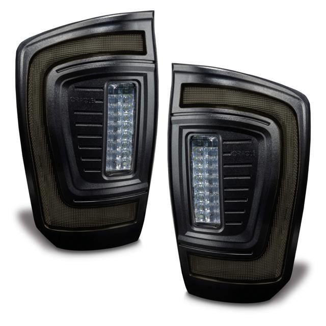 ORACLE Lighting Fit "Black Series" Flush Style LED Tail Lights for 2016-2023 Gen 3 Toyota Tacoma