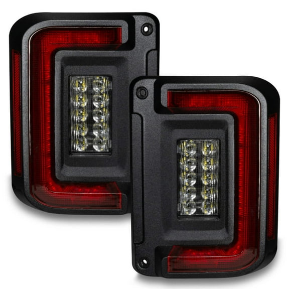 ORACLE Lighting Flush Mount LED Tail Lights for 2007-2017 Jeep Wrangler JK