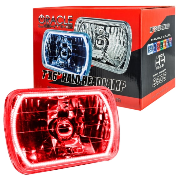 ORACLE Lighting Sealed Beam 7x6 H6054 Headlight with Pre-Installed SMD Halo