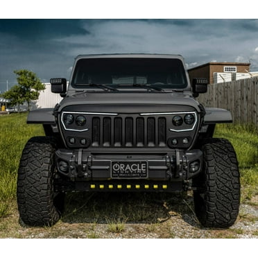 ORACLE Lighting Skid Plate with Integrated LED Emitters for Jeep Wrangler JL and Gladiator JT 2 Fits select: 2021 JEEP WRANGLER UNLIMITED SPORT, 2018-2019 JEEP WRANGLER UNLIMITED SAHARA