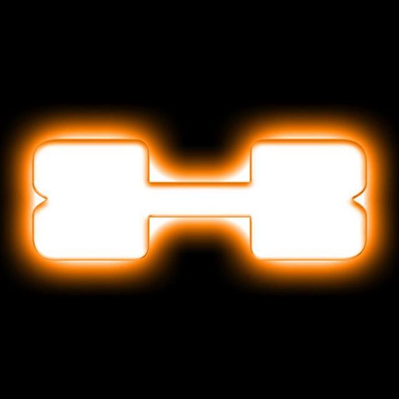 ORACLE Lighting Universal Illuminated LED Letter Badges - Amber LED - Individual