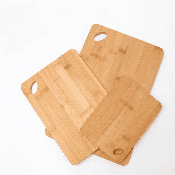 ORAKNIE Totally Bamboo Cutting Boards for Kitchen, Set of 3 – Bamboo Wood Cutting Board Set in Large, Medium & Small Sizes