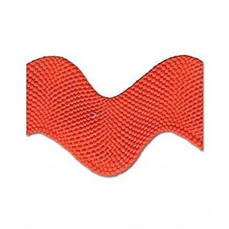 ORANGE 1-1/8 INCH JUMBO RIC RAC