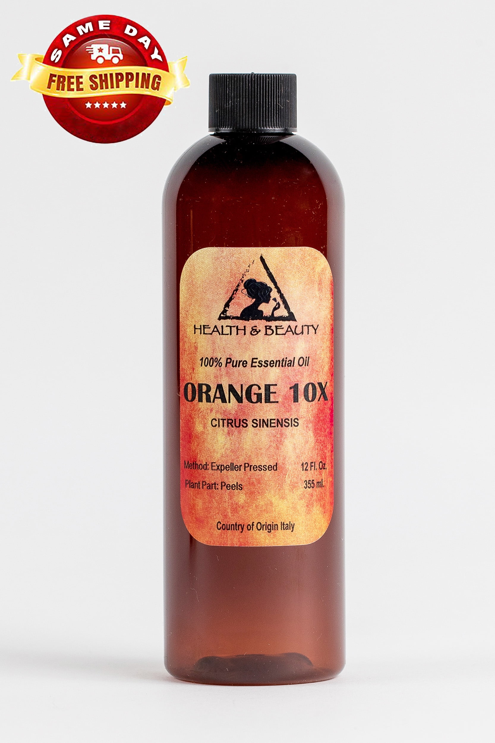 ORANGE 10X (10 FOLD) ESSENTIAL OIL ORGANIC AROMATHERAPY NATURAL 100% PURE 12 OZ