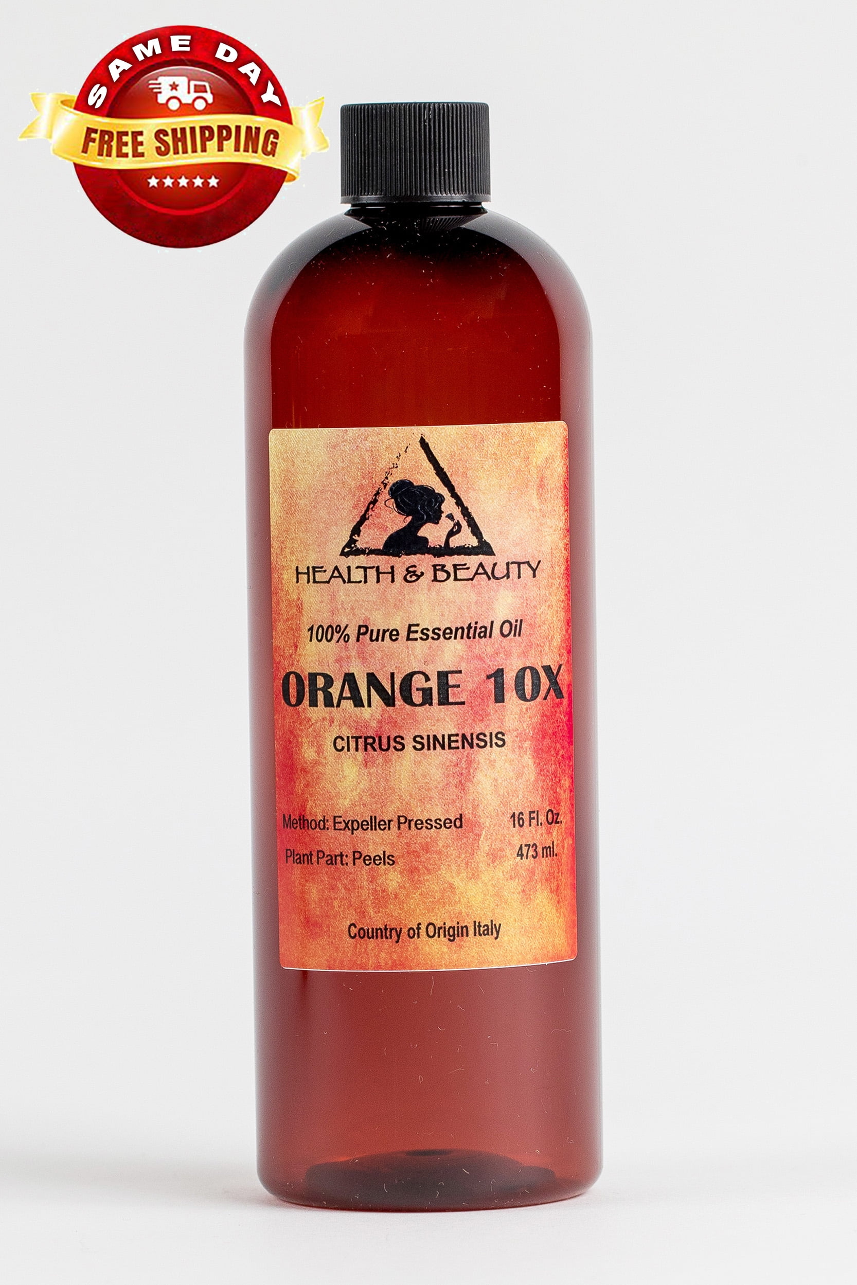 ORANGE 10X (10 FOLD) ESSENTIAL OIL ORGANIC AROMATHERAPY NATURAL 100% PURE 32 OZ
