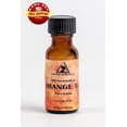 thumbnail image 1 of ORANGE 5X (5 FOLD) ESSENTIAL OIL ORGANIC AROMATHERAPY GLASS BOTTLE 0.5 OZ, 15 ml, 1 of 2