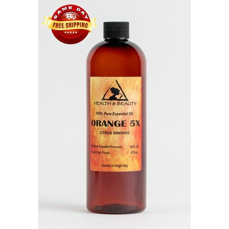 ORANGE 5X (5 FOLD) ESSENTIAL OIL ORGANIC AROMATHERAPY NATURAL 100% PURE 32 OZ