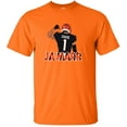 thumbnail image 1 of ORANGE Bengals Ja'Marr Chase Jamarr Pic T-shirt ADULT, 1 of 1