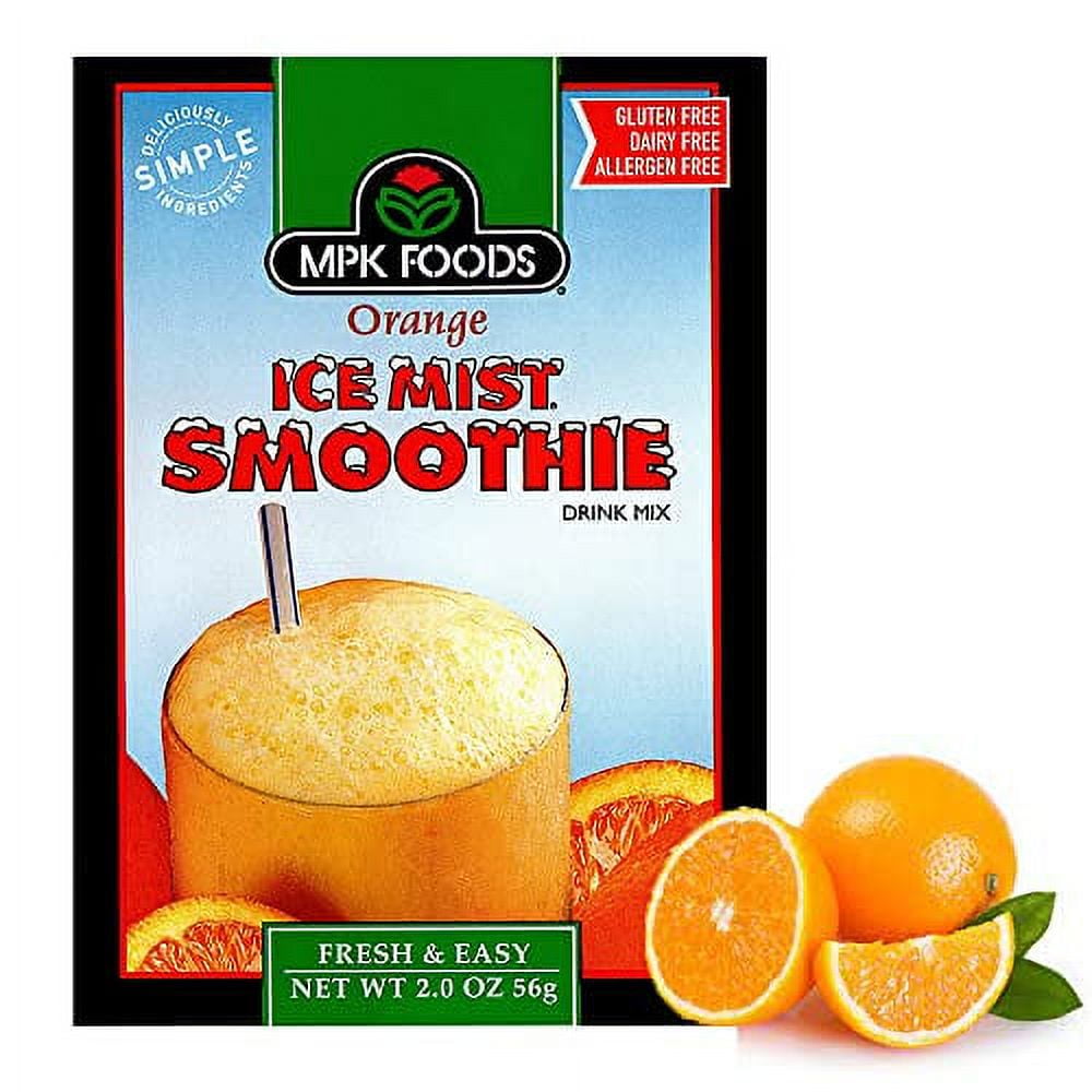 ORANGE Blended Powder Drink Mix Ice Mist Smoothie by MPK Foods (4
