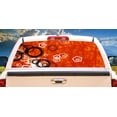 thumbnail image 1 of ORANGE CHAOS Rear Window Graphic back truck decal suv view thru vinyl, 1 of 3