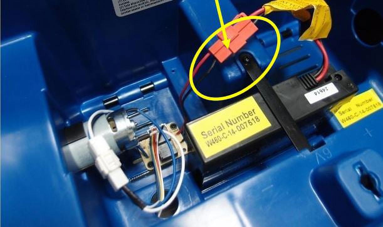 ORANGE Connector 6V Battery for Rollplay 6V Ride On Mercedes Disney