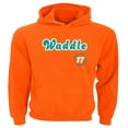 thumbnail image 1 of ORANGE Dolphins Jaylen Waddle 17 Logo Hooded Sweatshirt ADULT, 1 of 1