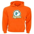 thumbnail image 1 of ORANGE Dolphins Tua Tagovailoa Logo Hooded Sweatshirt YOUTH XL, 1 of 1