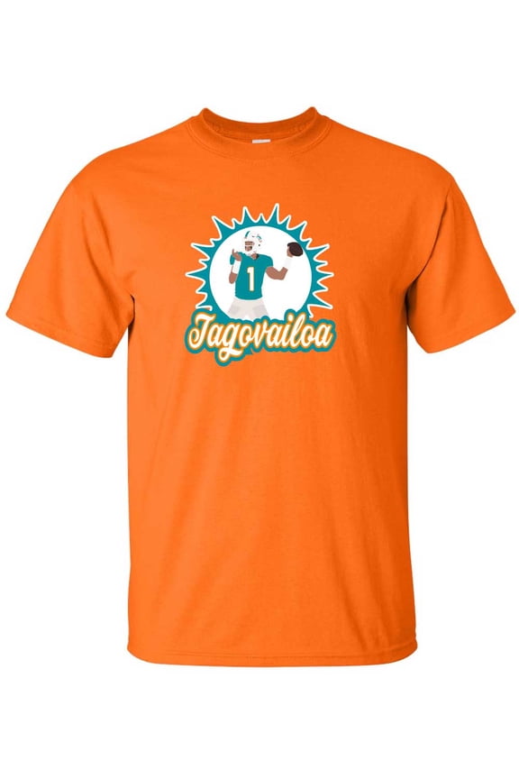 ORANGE Dolphins Tua Tagovailoa Logo T-shirt TODDLER
