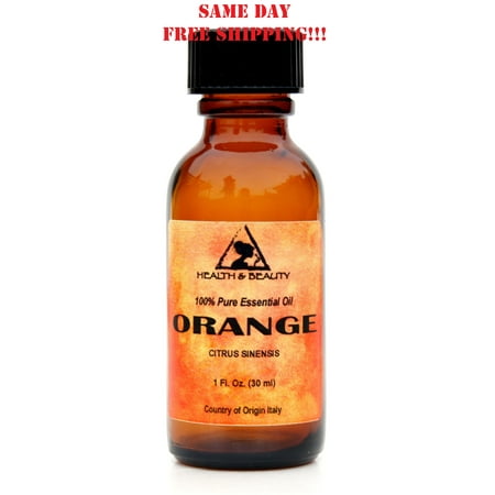 ORANGE ESSENTIAL OIL ORGANIC AROMATHERAPY 100% PURE GLASS BOTTLE 1 OZ, 30 ml