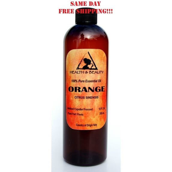 ORANGE ESSENTIAL OIL ORGANIC AROMATHERAPY NATURAL 100% PURE 12 OZ