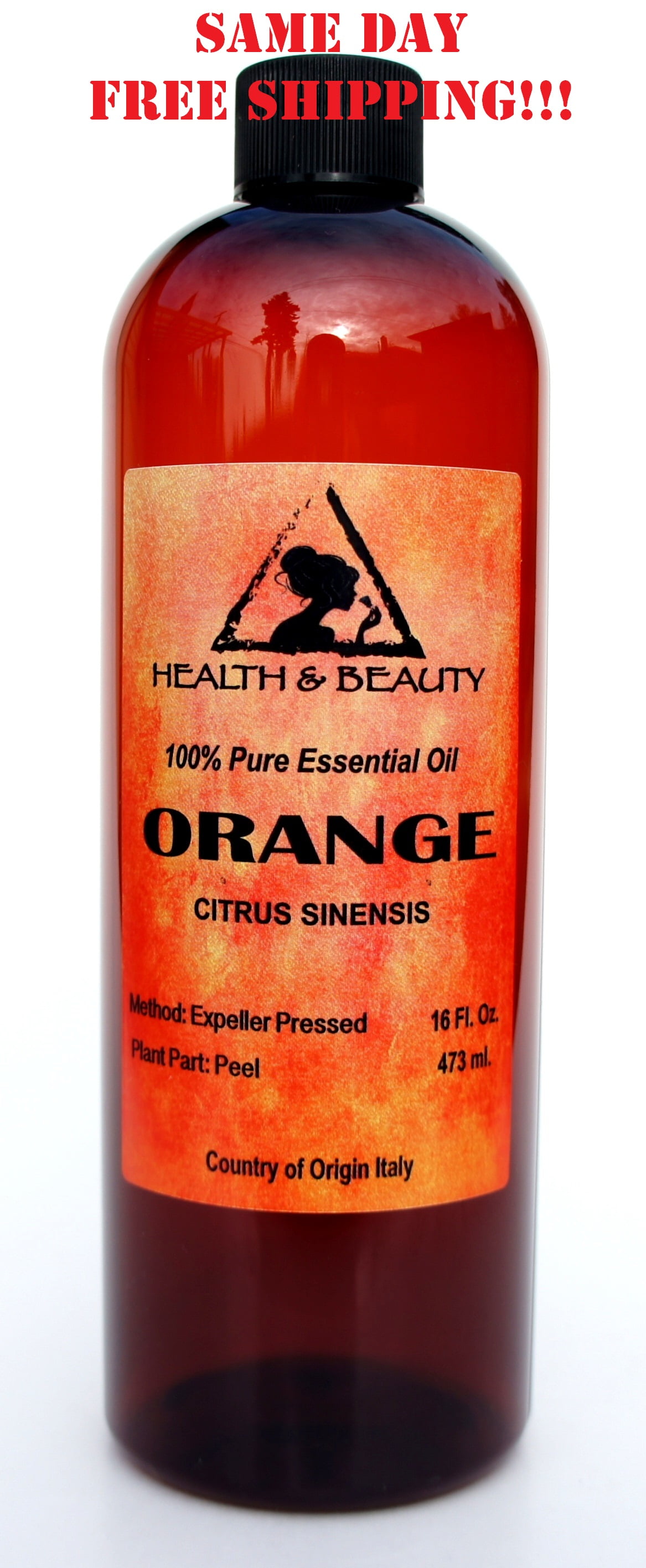ORANGE ESSENTIAL OIL ORGANIC AROMATHERAPY NATURAL 100% PURE 16 OZ