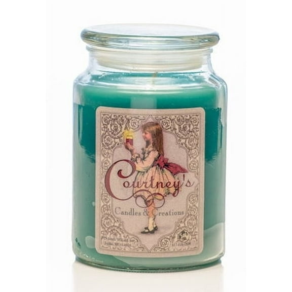 ORANGE EVERGREEN - Courtneys Candles Maximum Scented 26oz Large Jar Candle