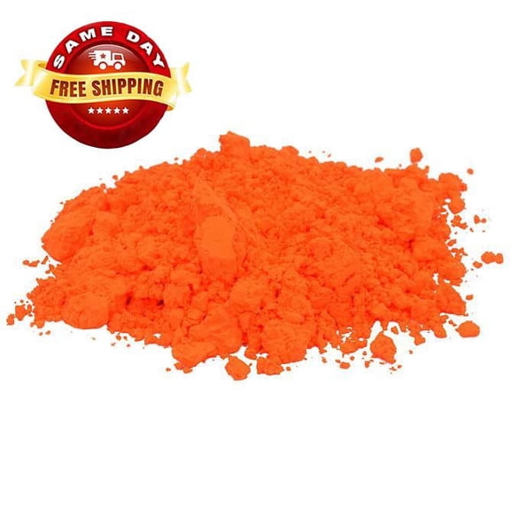 ORANGE NEON COLORANT PIGMENT POWDER for CRAFTS SOAP MAKING 1 OZ