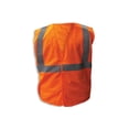 thumbnail image 1 of ORANGE Poly Mesh Reflective Safety Vests, Class 2 - 2XL, 3-Pack, 1 of 1