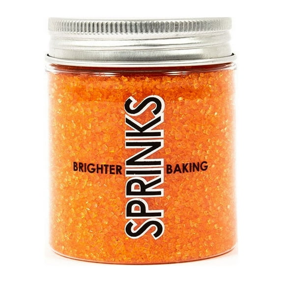 ORANGE SANDING SUGAR BY SPRINKS