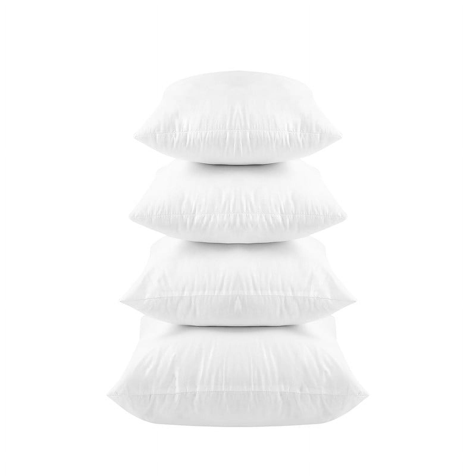 ORANIFUL Pillow Inserts 18x18 Set of 4 Square Throw Pillows Decorative