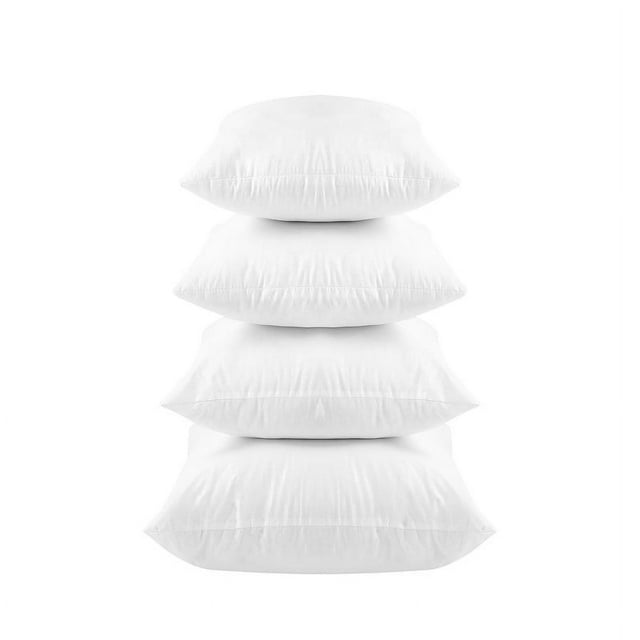 ORANIFUL Pillow Inserts 18x18 Set of 4 Square Throw Pillows Decorative