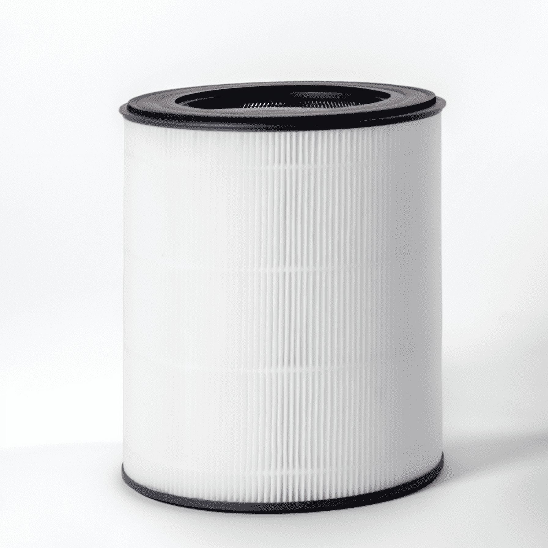 White HEPA Activated Carbon Air Purifier Replacement Filter