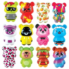 ORB Very Beary Jumbo Squishies Blind Box Assorted 3 Pack - Collectible Series 1 - Extra Soft, Slow Rising, Kawaii Bear Foam Squishy Toys - Cute, Uniquely Designed Fidget Squishies for Kids and Adults