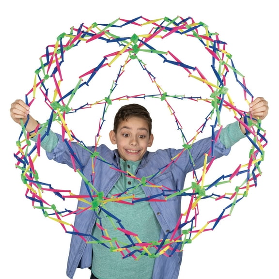 ORB Curiosities EXTREME Expand-A-Ball - Triples In Size and Expands To 3 Feet - Huge Expandable Sensory / Fidget Sphere & Breathing Ball Toy - Great for Breath Exercises and Play For Kids and Adults