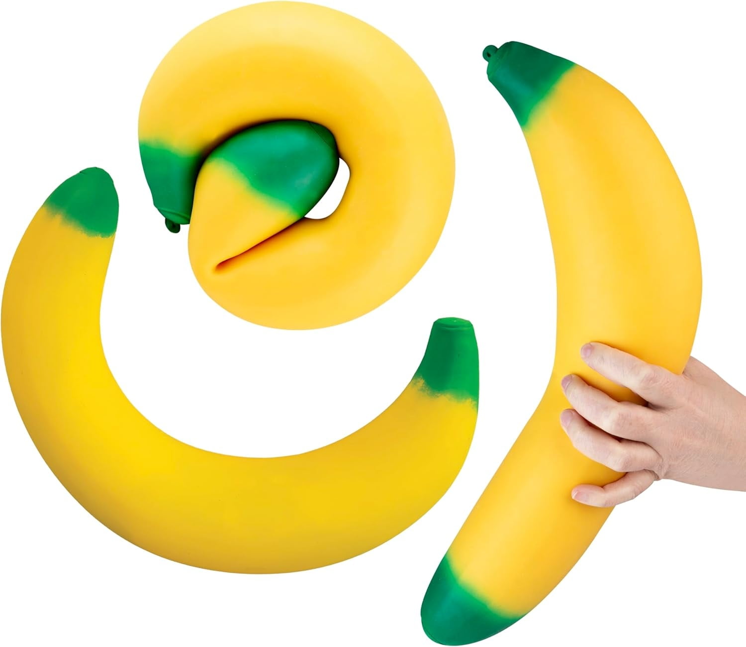 ORB Easy Sqweezy Giant Stretchy Banana Stretches Up to Feet