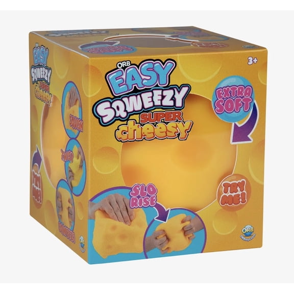ORB Easy Sqweezy Super Cheesy Cheese Stress Ball
