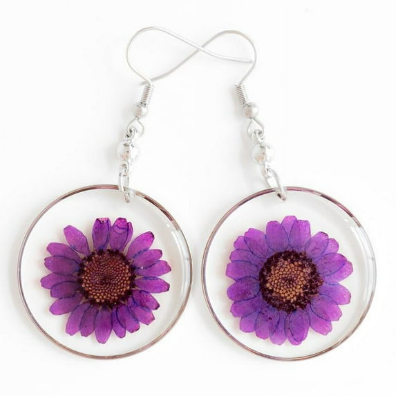 ORB FUNKY EARRINGS PURPLE