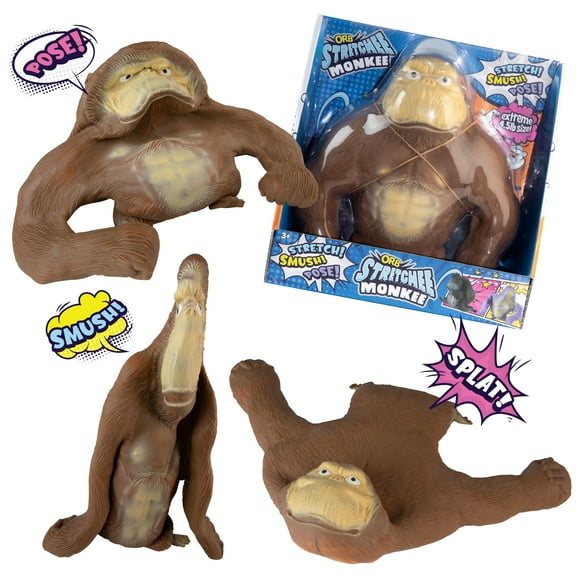 ORB Original Funkee Monkee ULTRA  over 3 Pound Stretchy Monkey, Novelty & Gag Toys for Kids Ages 3+
