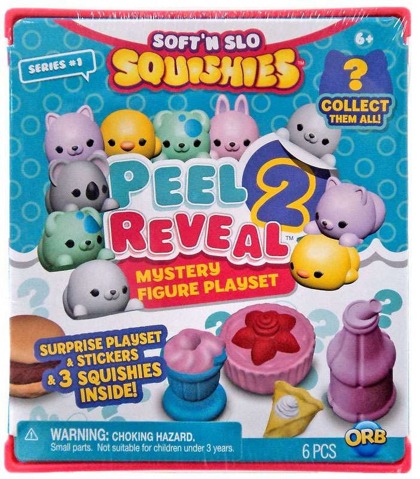 ORB Soft'n Slo Squishies Peel 2 Reveal Mystery Figure Play Set 