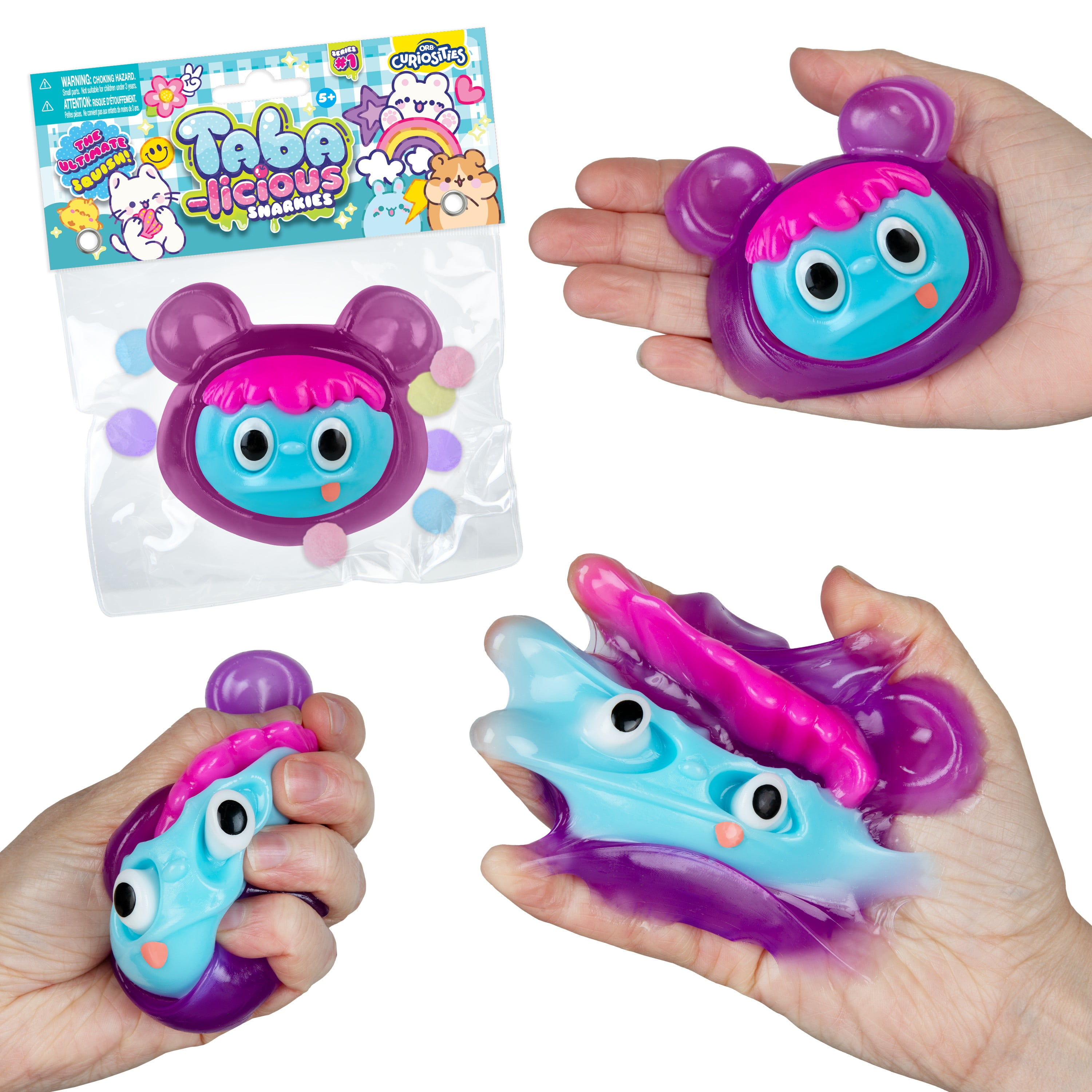ORB Tabalicious Snarkies TABA Squishy Bear Monster Toy Soft