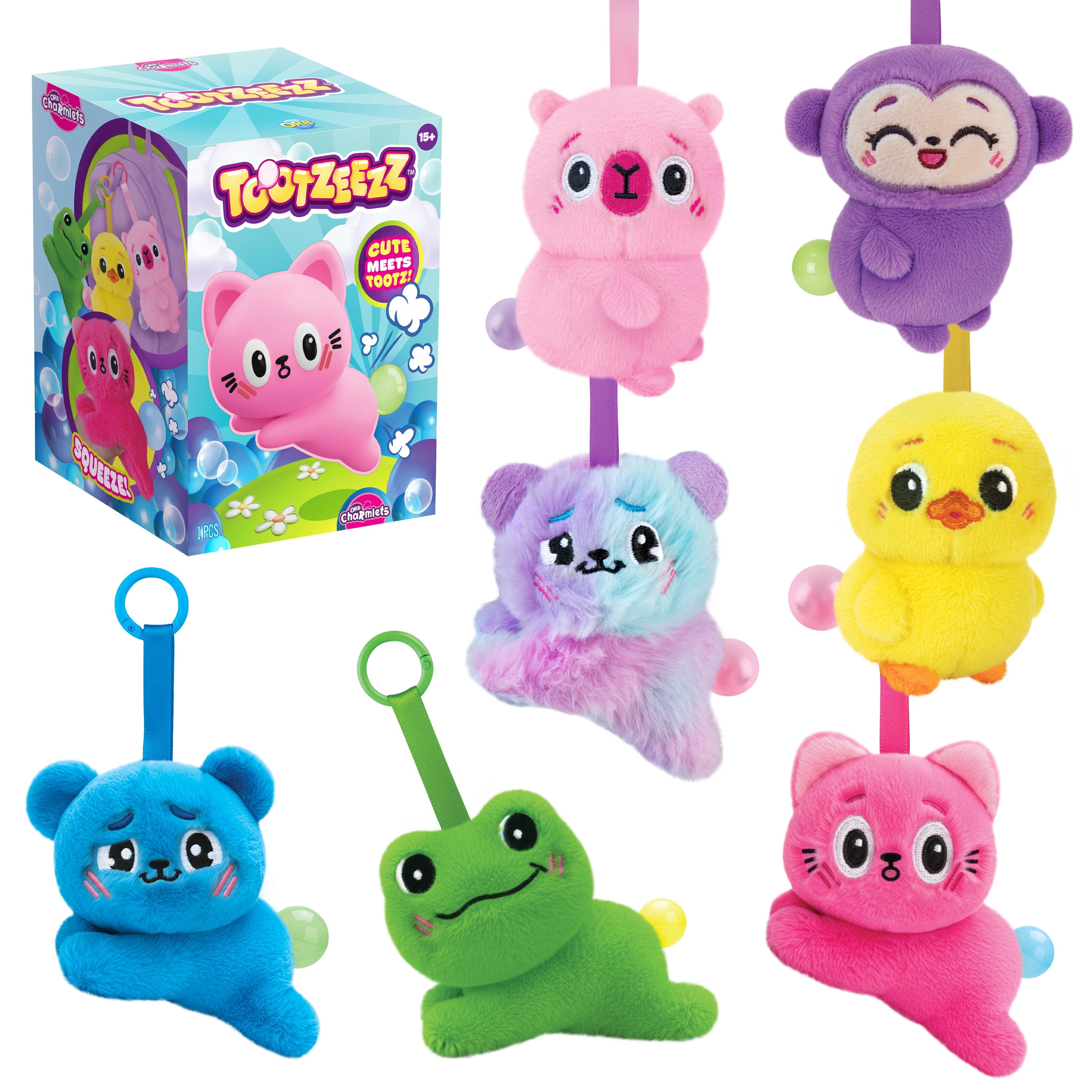 その他 RANGEAS Jr. x NO COFFEE Plush Toy Charm ORB Tootzeez Animals Plush Blind Box Keychain Charms - 1 Assorted
