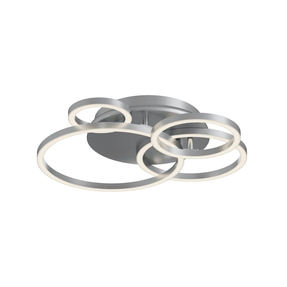 ORBF18LAJD1SN AFX Orbit - 10W 4 LED Semi-Flush Mount-4 Inch Tall and 18 Inch Wide-Satin Nickel Finish